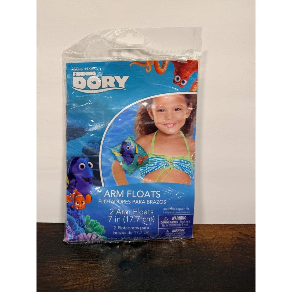 Disney Pixar Finding Dory‎ Kids Arm Floats Inflatable Water Wings 7in 2pk 396985